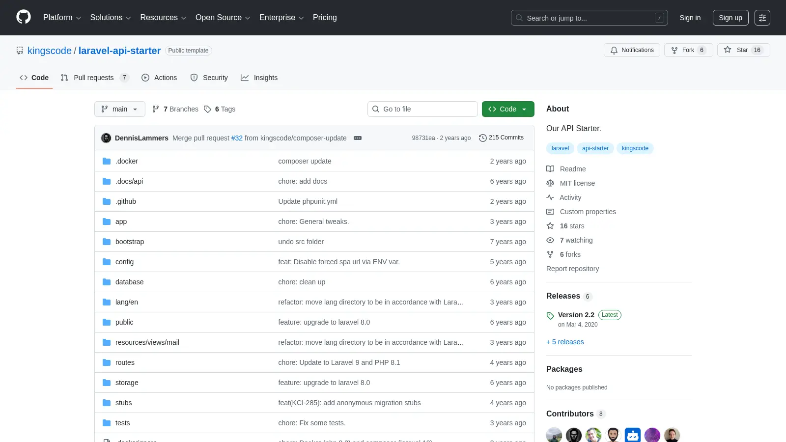 Laravel Api Starter 2 screenshot