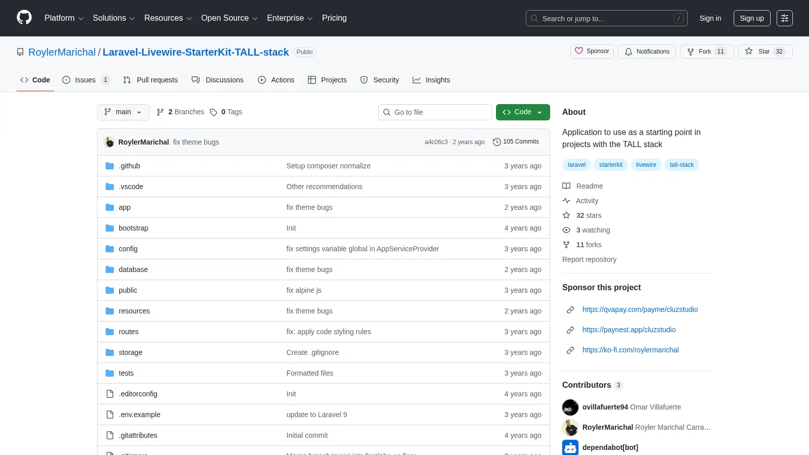 Laravel Livewire Starterkit Tall Stack screenshot