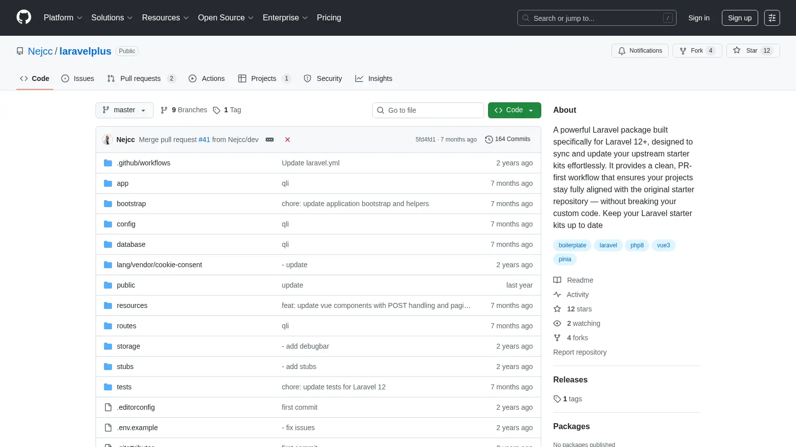 Laravelplus screenshot