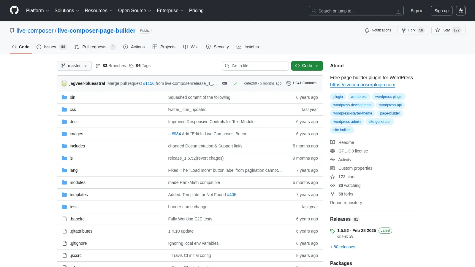 Live Composer Page Builder screenshot