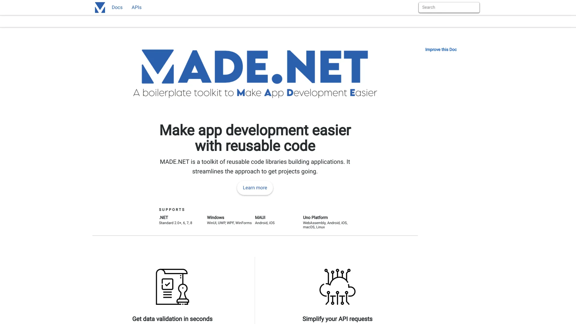 MADE.NET screenshot