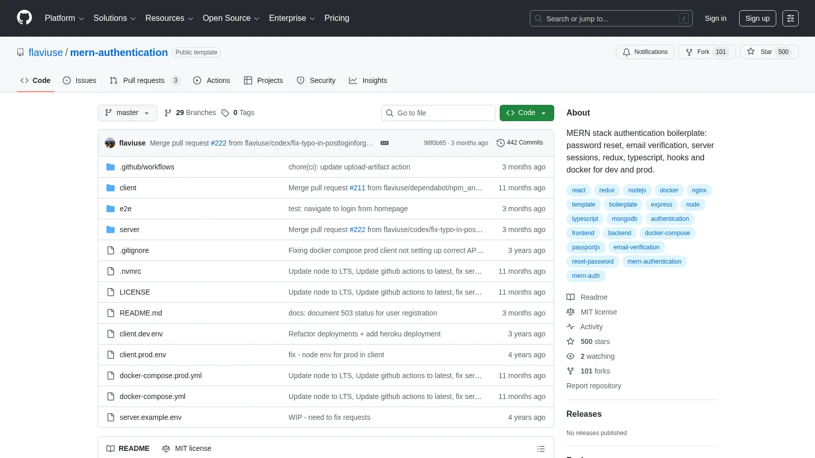 Mern Authentication screenshot