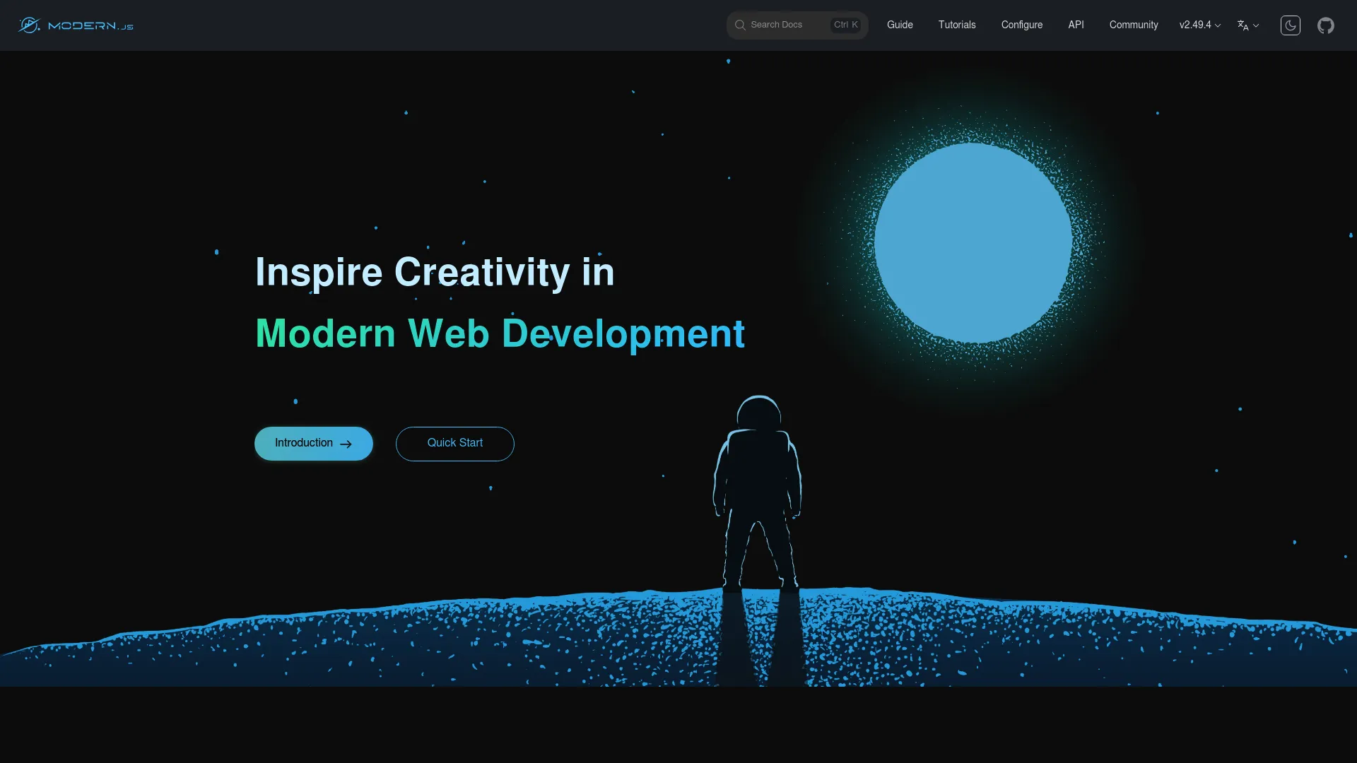 Modern.js screenshot