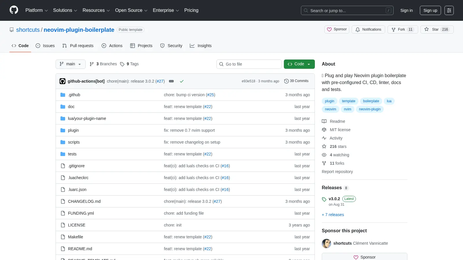 Neovim Plugin Boilerplate screenshot
