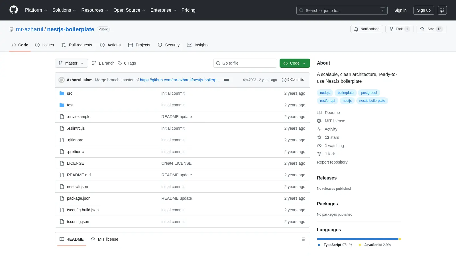 Nestjs Boilerplate 3 screenshot