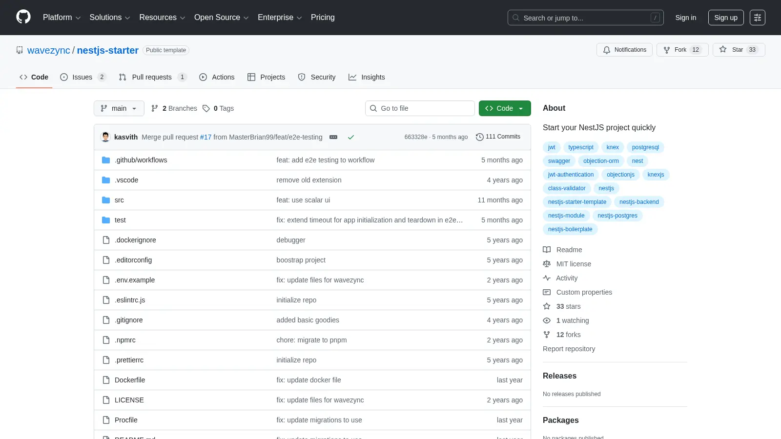 Nestjs Starter 3 screenshot