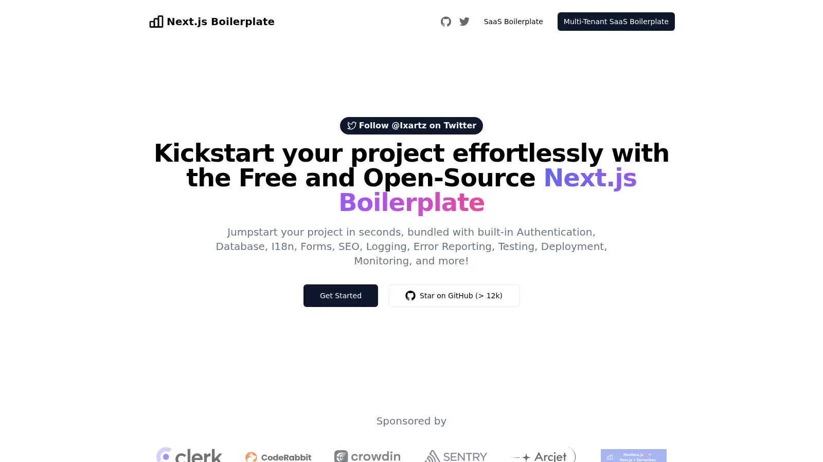 Next Js Boilerplate 2 screenshot