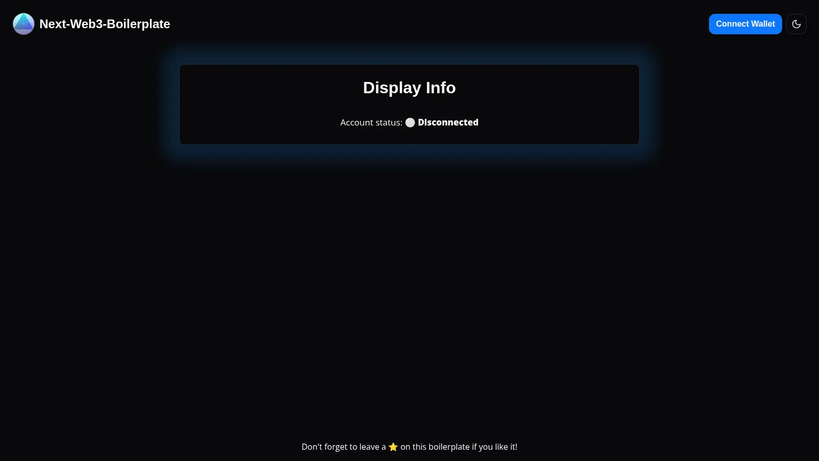 Next Web3 Boilerplate 2 screenshot