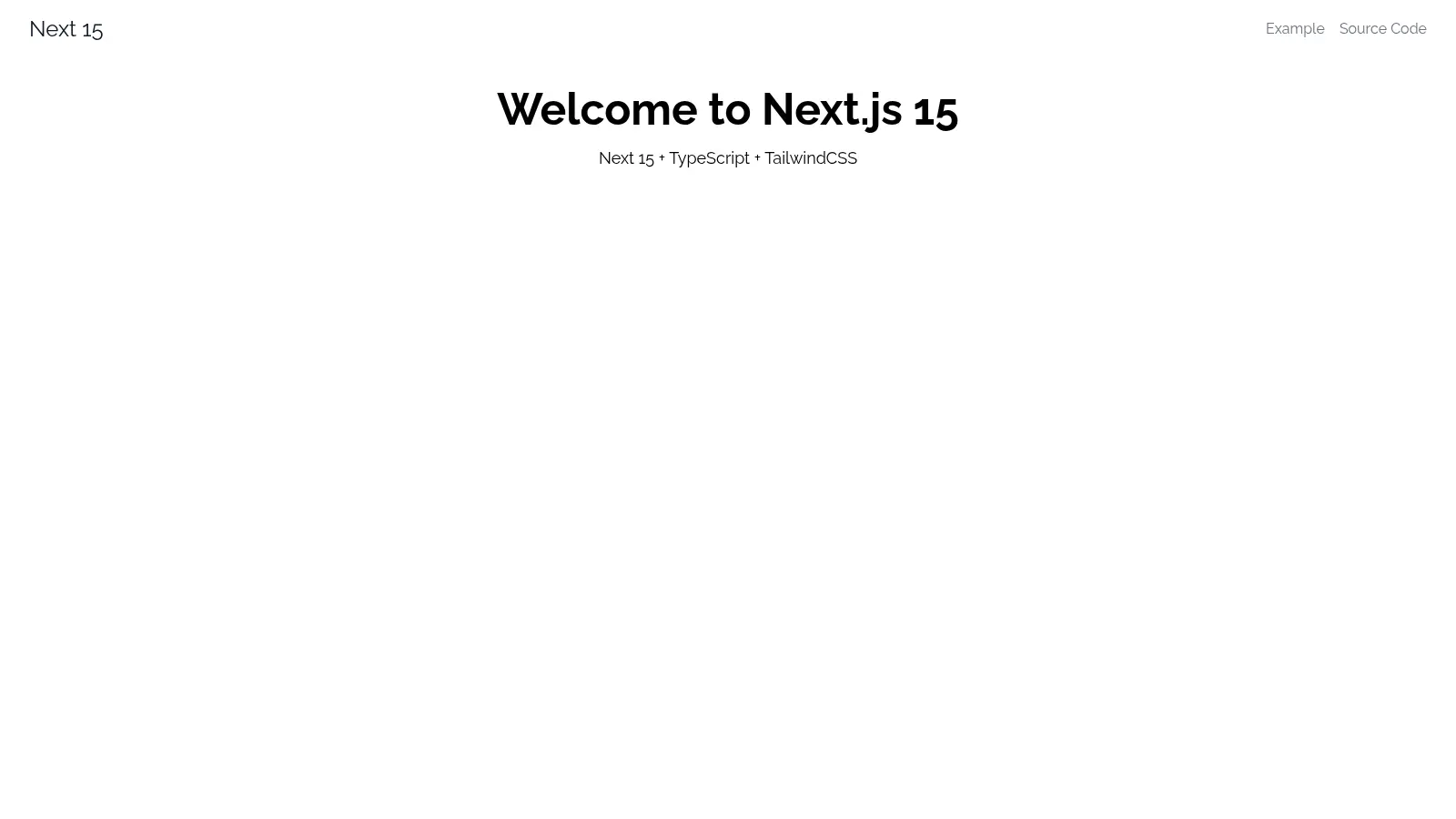 Next15 Ts Template Fullstack screenshot