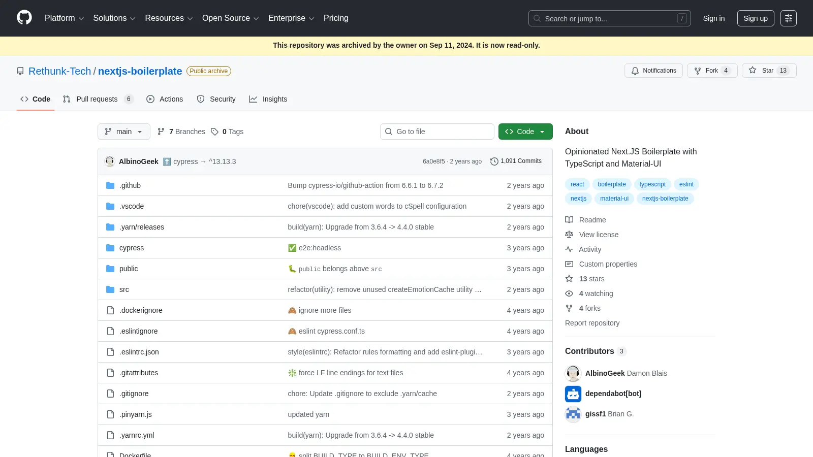 Nextjs Boilerplate 6 screenshot
