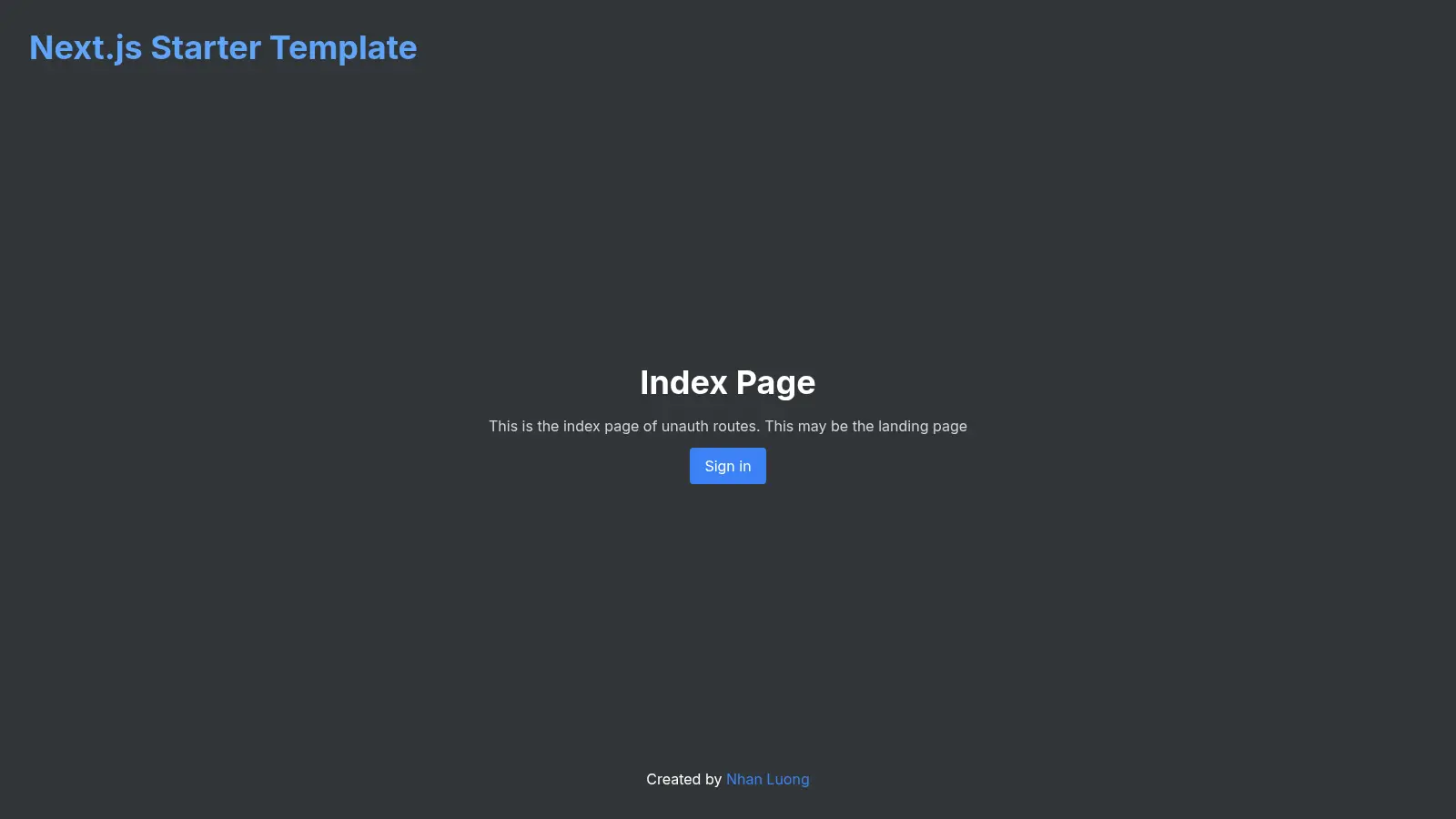 Nextjs Boilerplate 7 screenshot