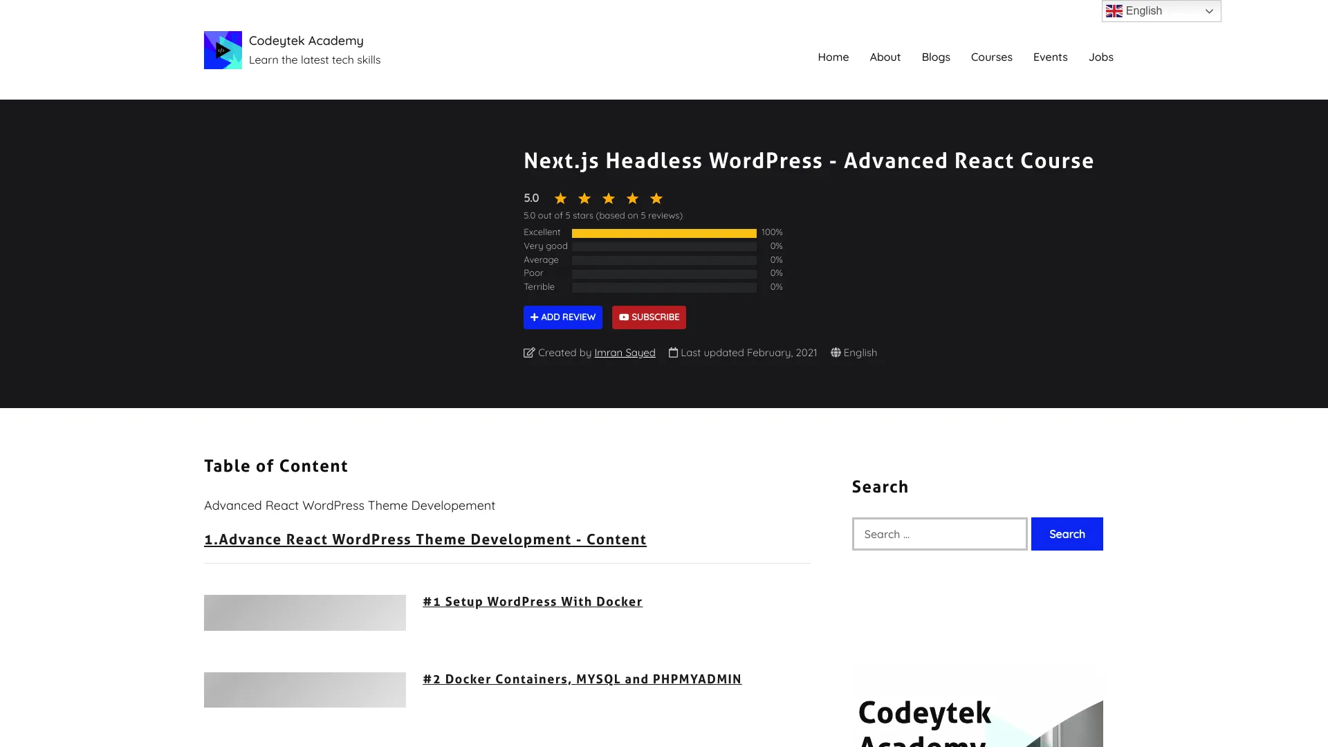 Nextjs Headless Wordpress screenshot