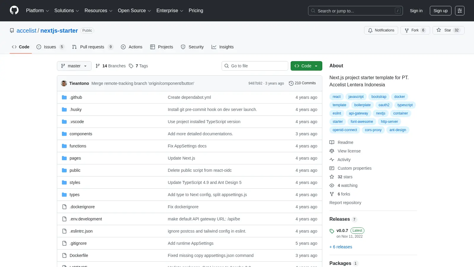 Nextjs Starter 2 screenshot