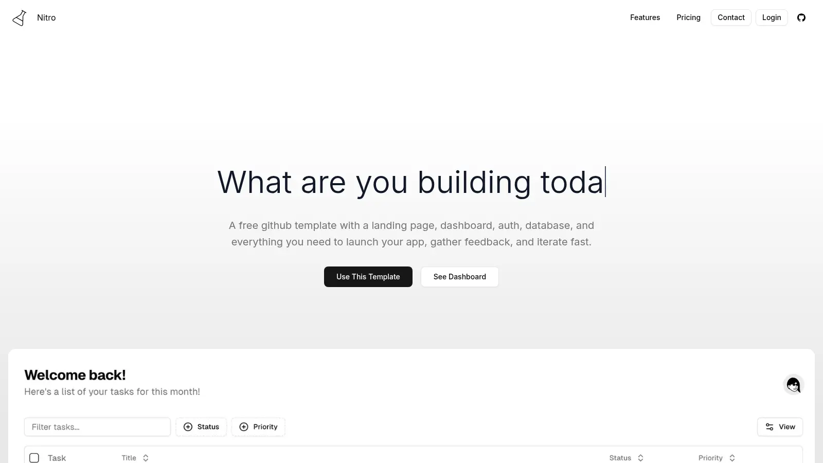 Nextjs Template 3 screenshot