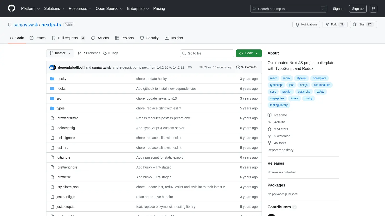 Nextjs Ts screenshot