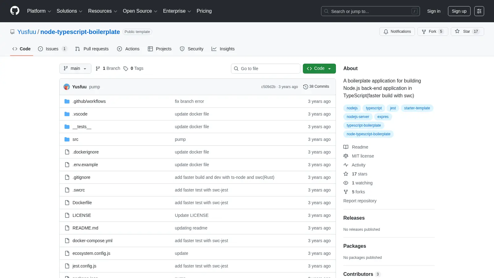 Node Typescript Boilerplate screenshot