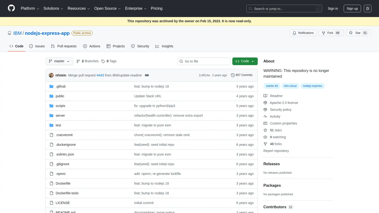 Nodejs Express App screenshot