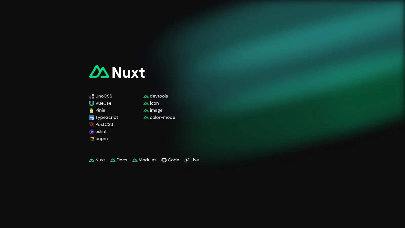 Nuxt Starter 4 screenshot