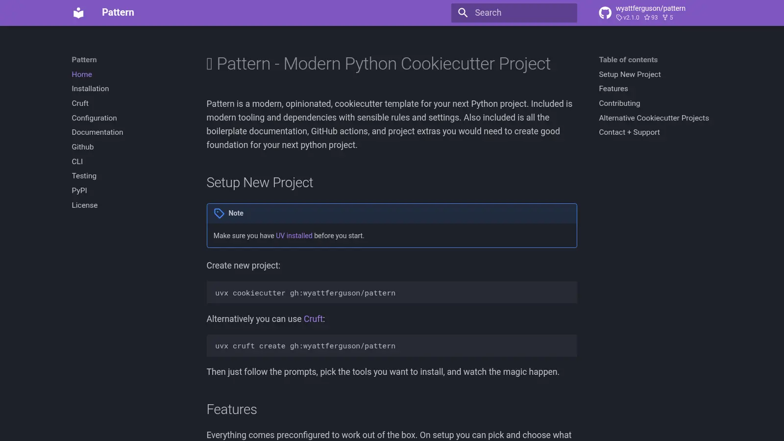 Pattern screenshot