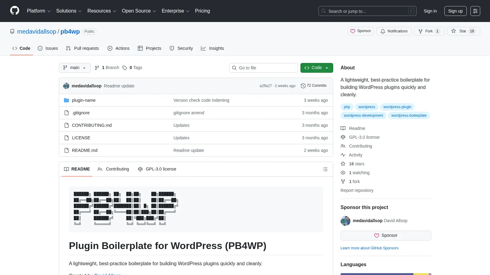 Pb4wp screenshot