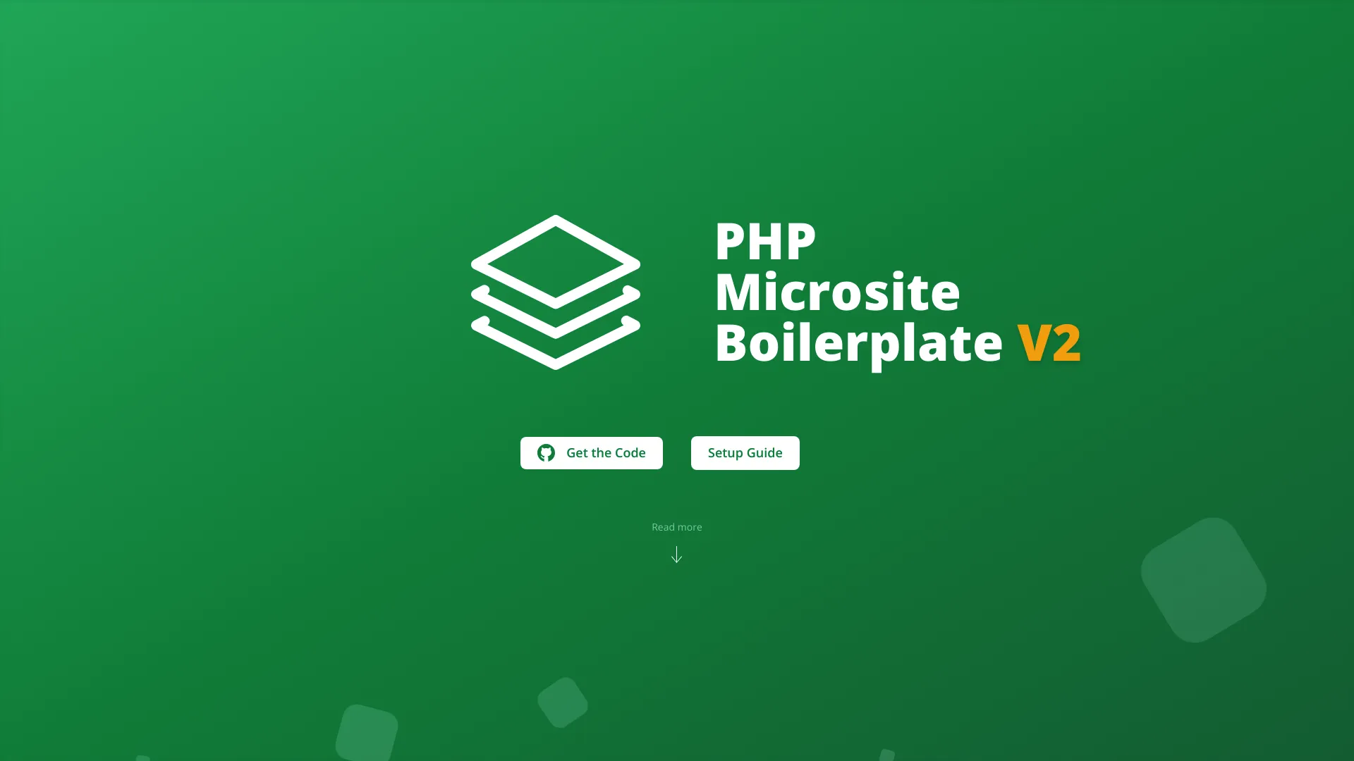 Php Microsite Boilerplate screenshot
