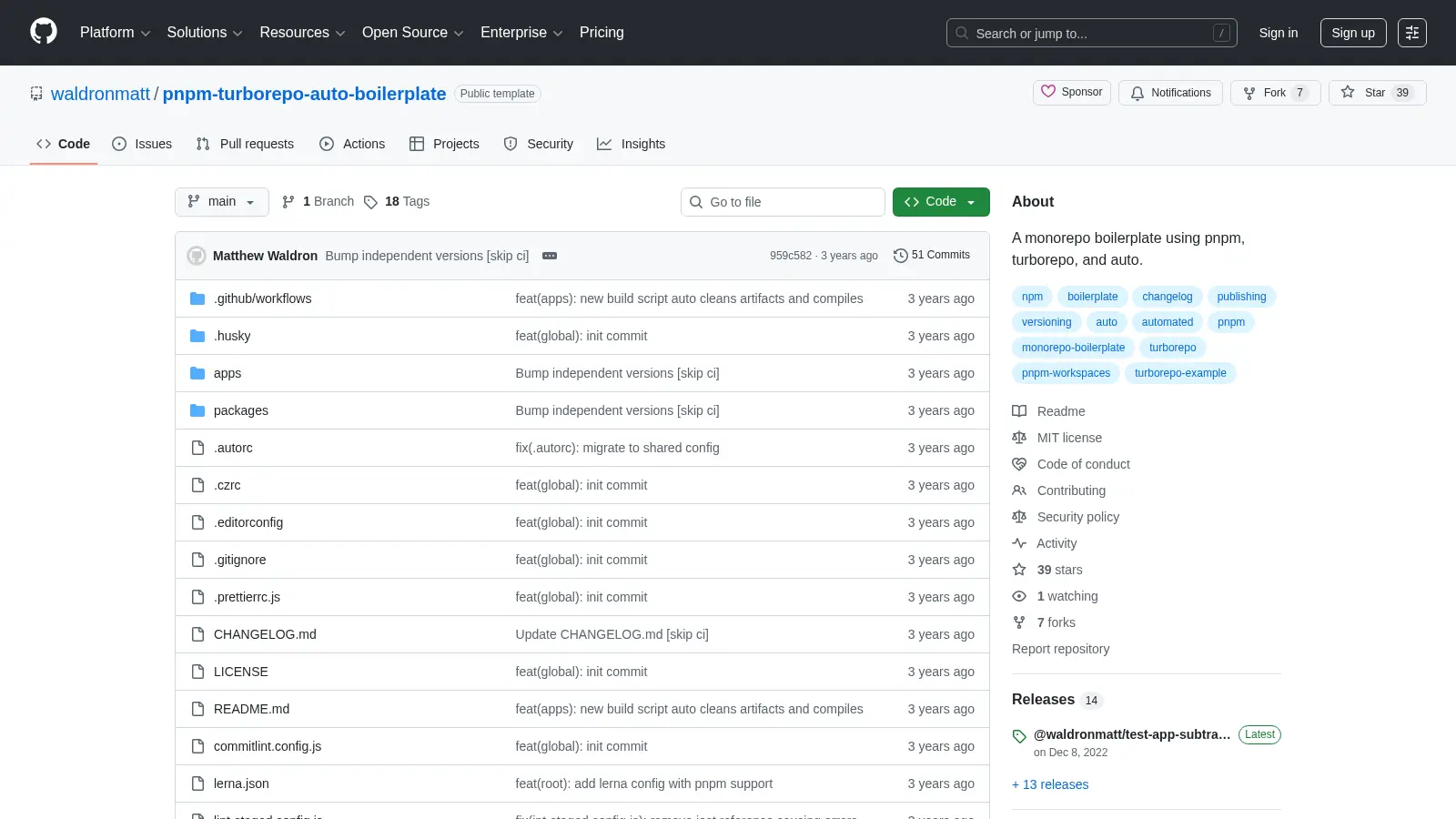 Pnpm Turborepo Auto Boilerplate screenshot