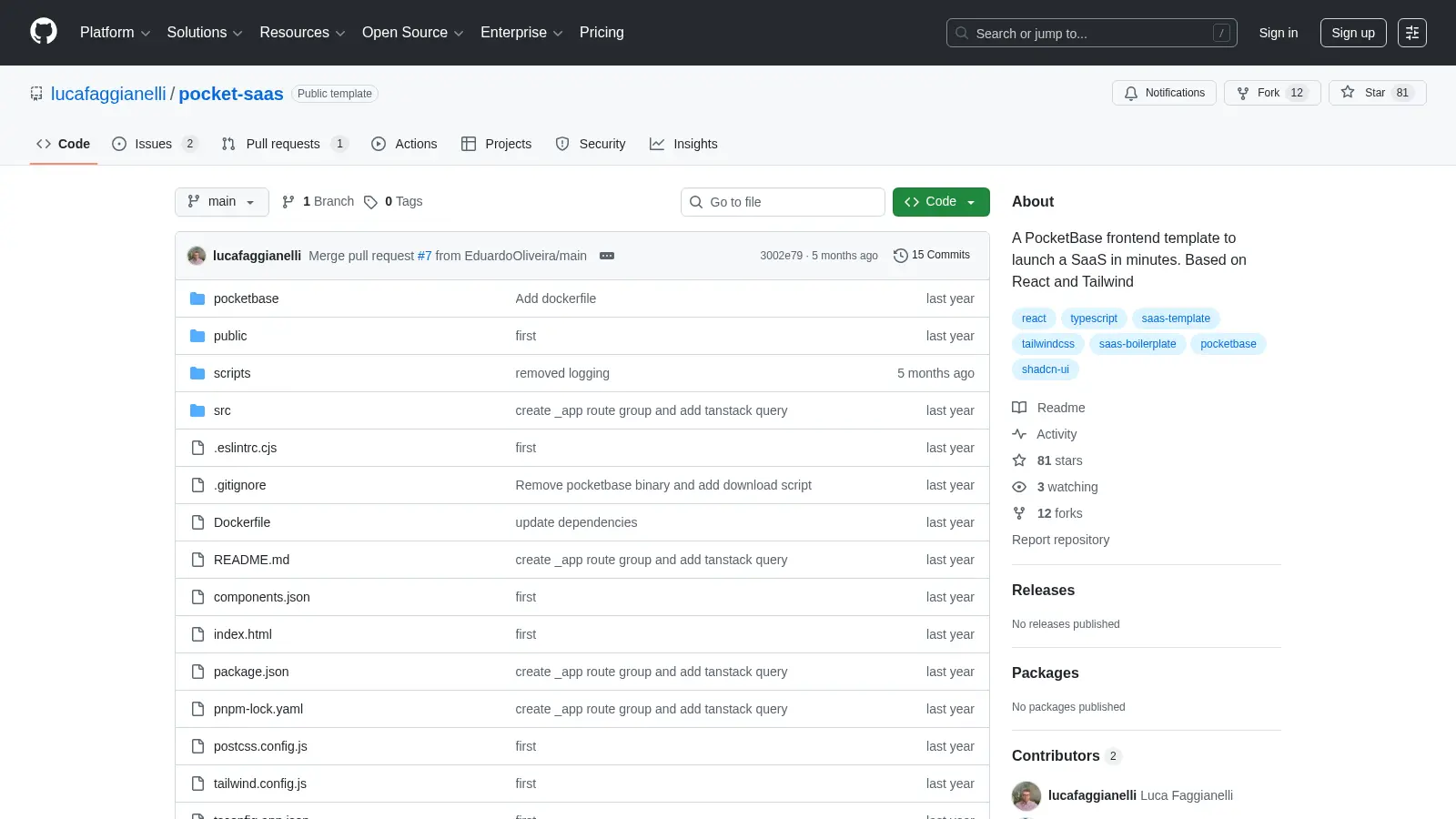 Pocket Saas screenshot