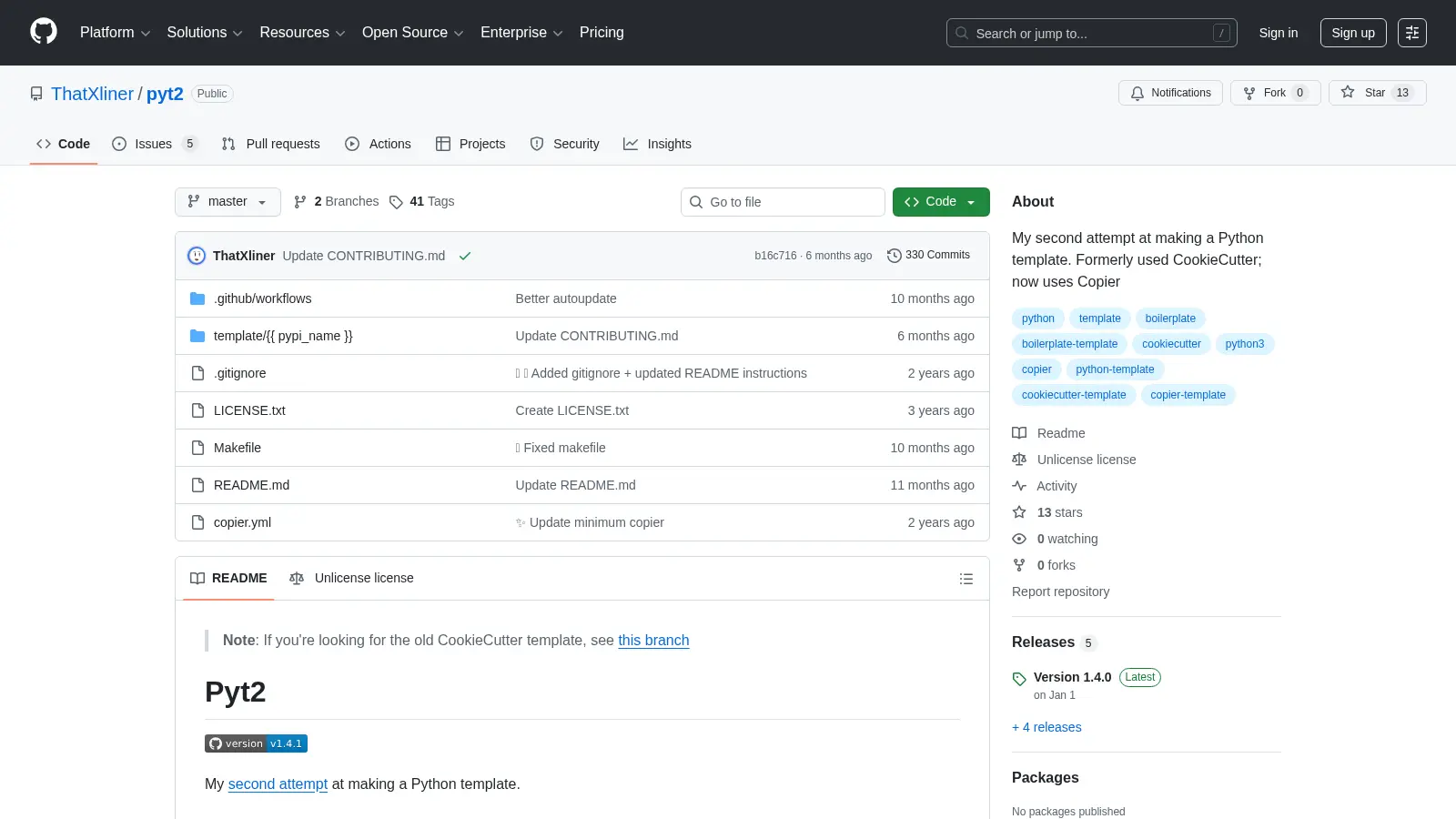 Pyt2 screenshot