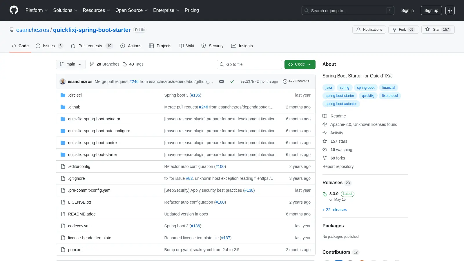 Quickfixj Spring Boot Starter screenshot