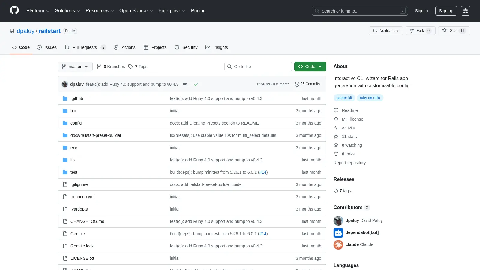 Railstart screenshot