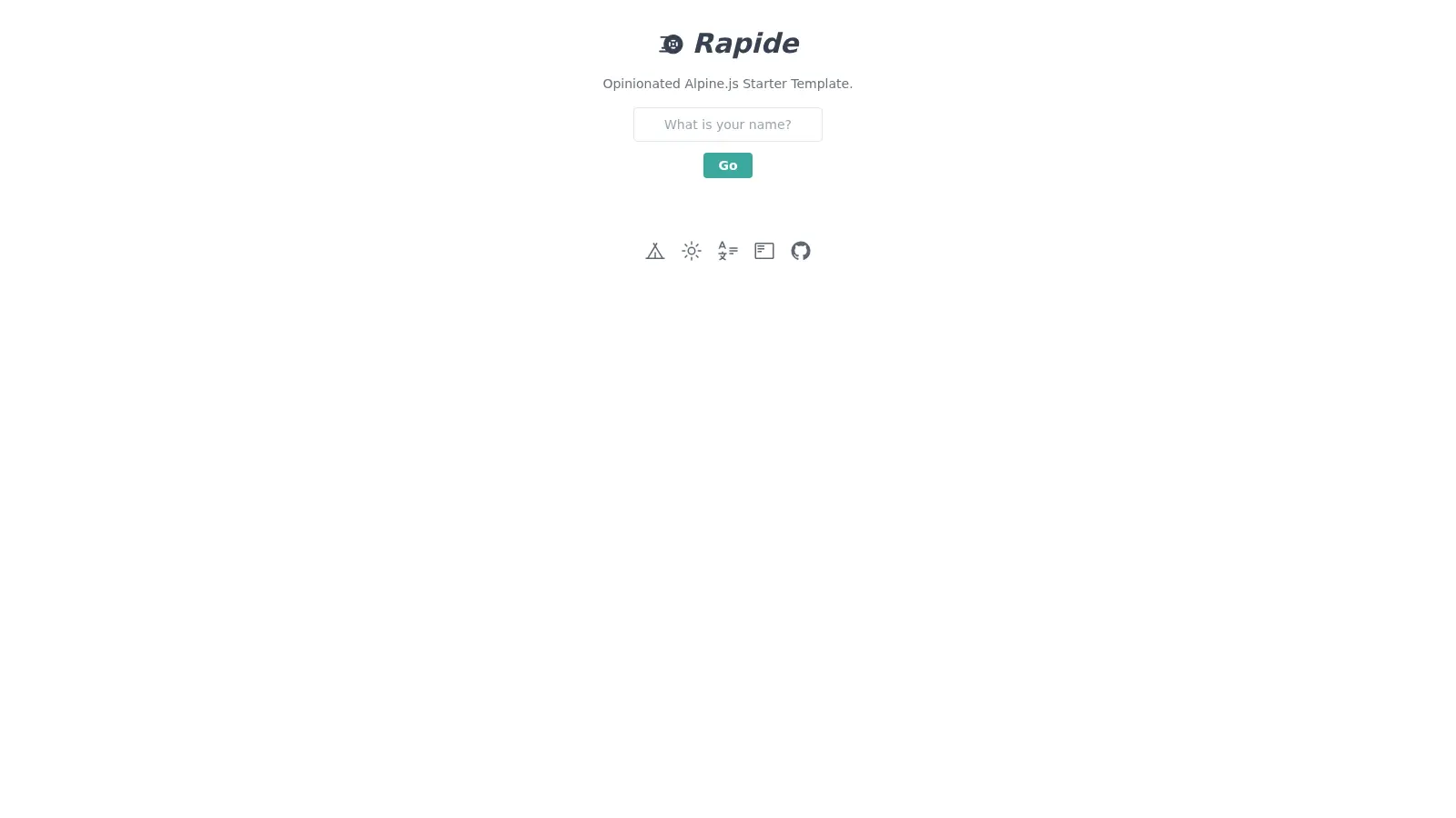 Rapide screenshot