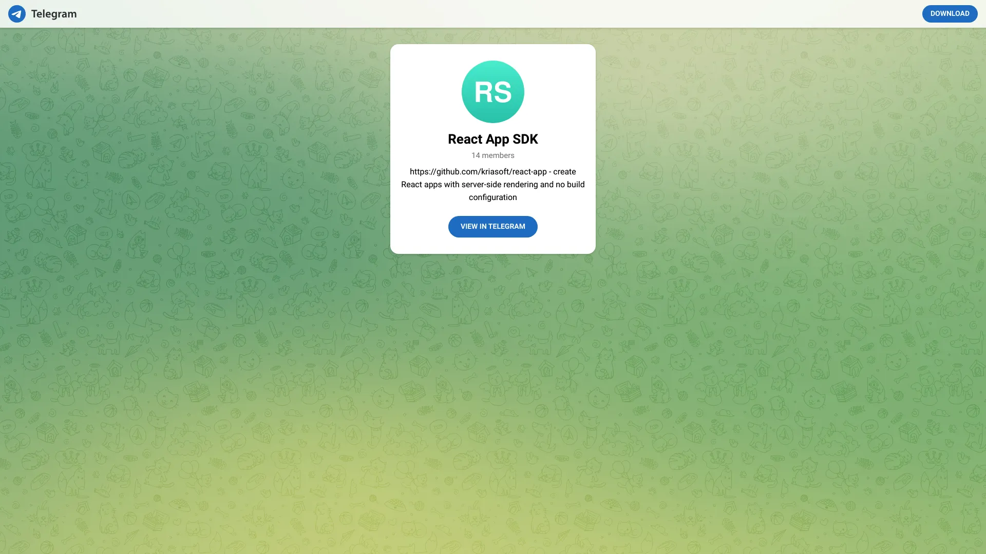 React App screenshot