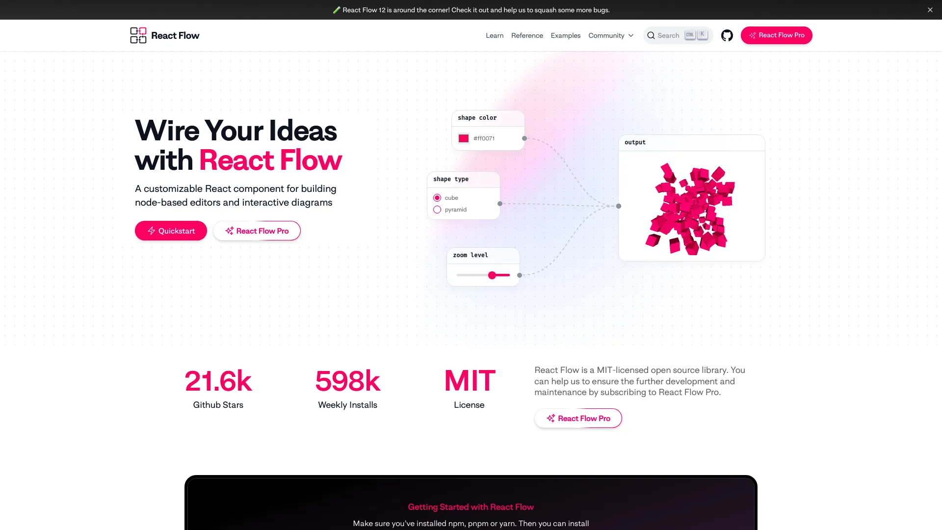 React Flow Example Apps screenshot