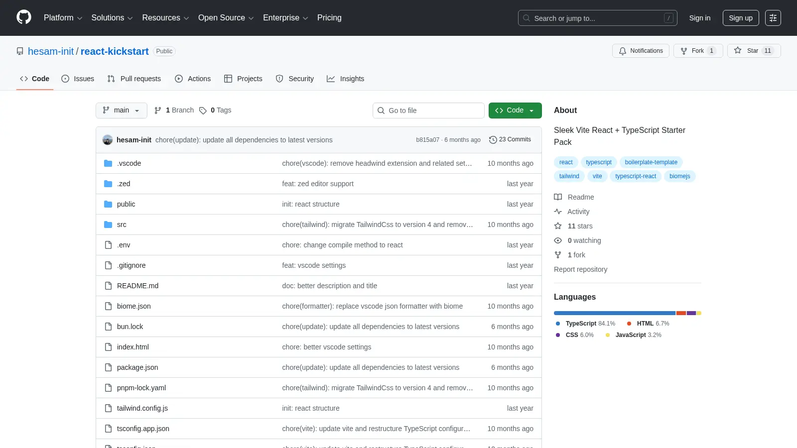 React Kickstart screenshot