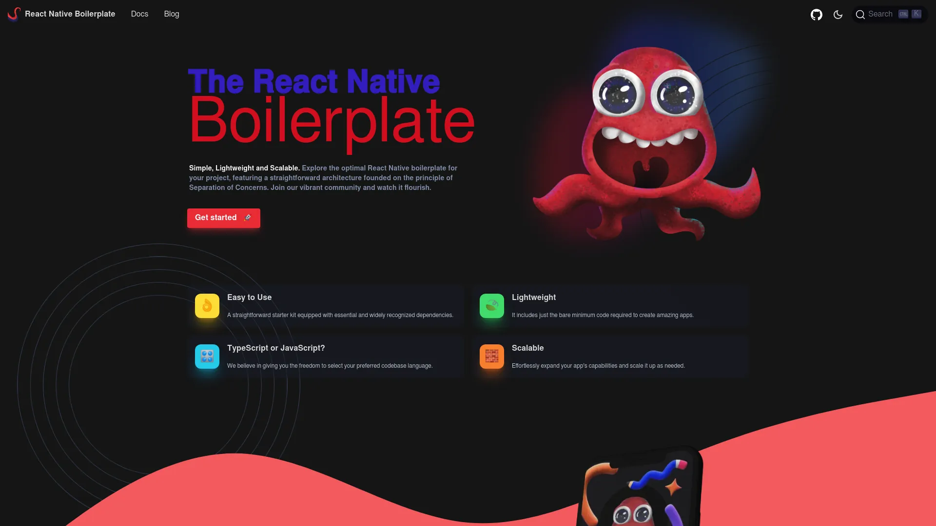 React Native Boilerplate screenshot