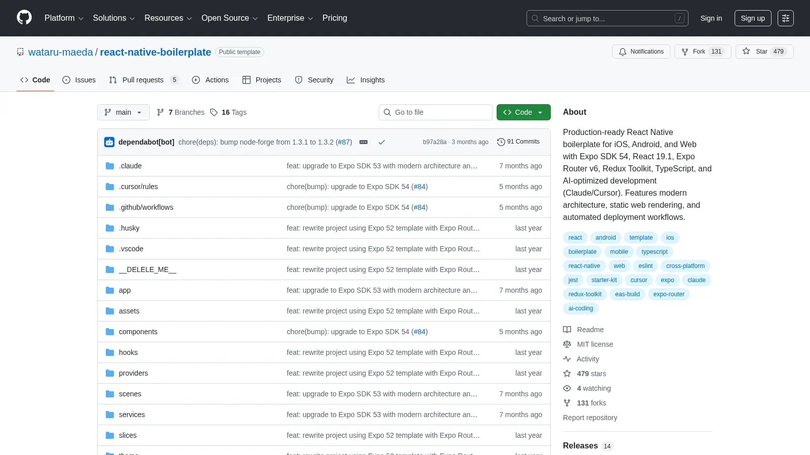 React Native Boilerplate 3 screenshot