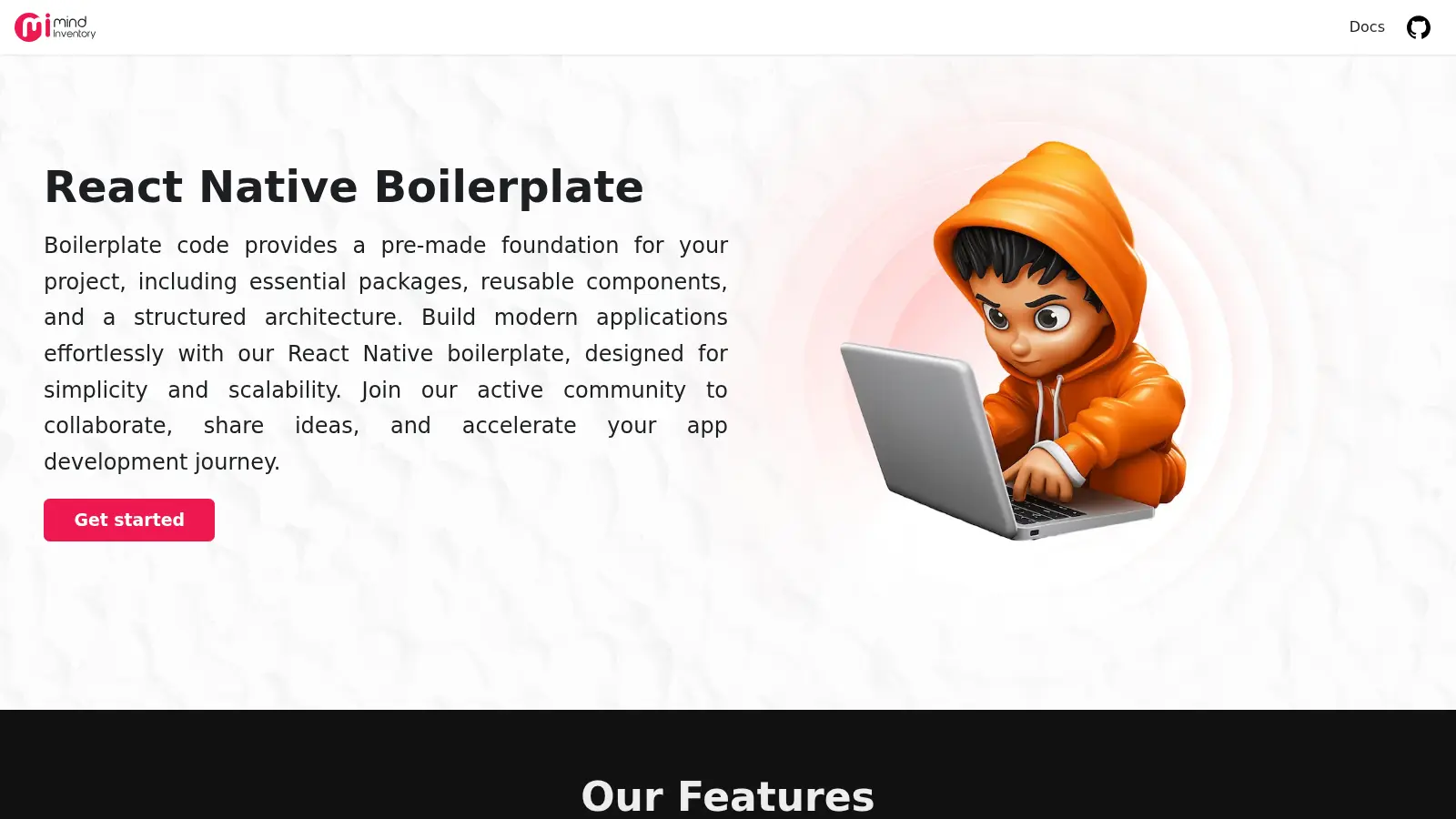 React Native Boilerplate 4 screenshot