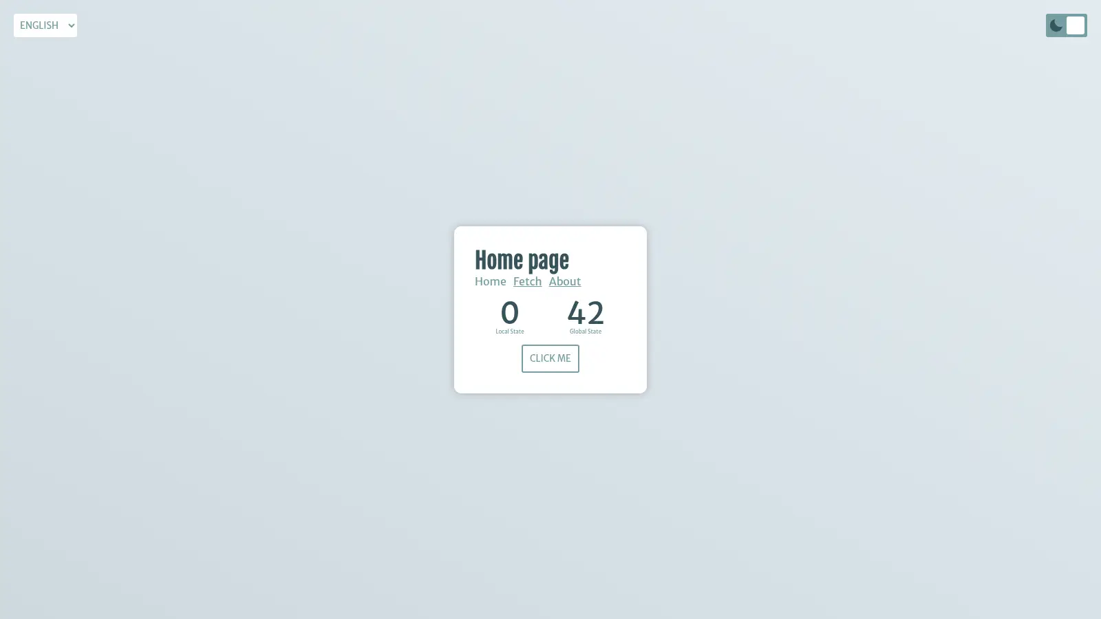 React Proto screenshot