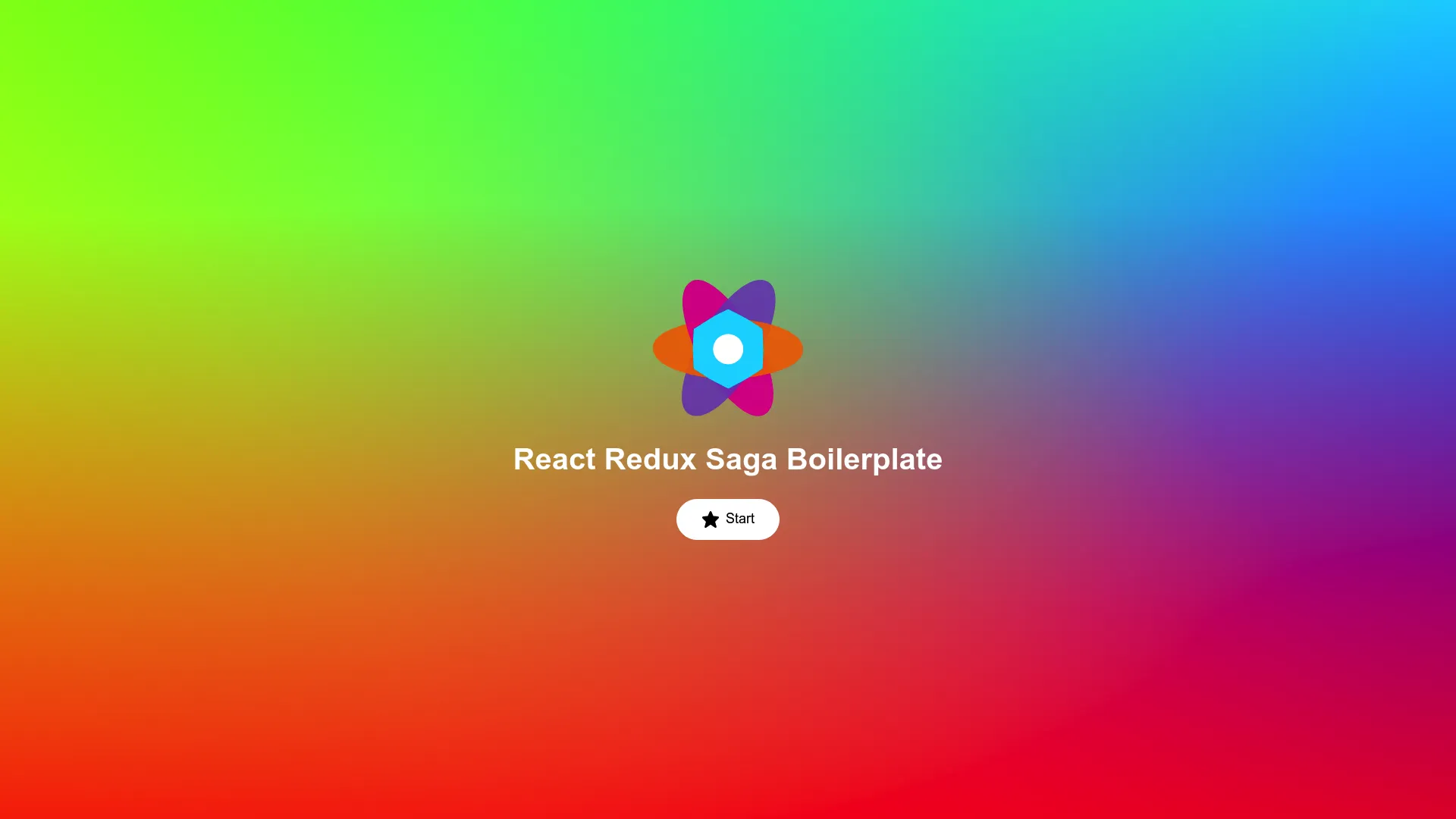 React Redux Saga Boilerplate screenshot