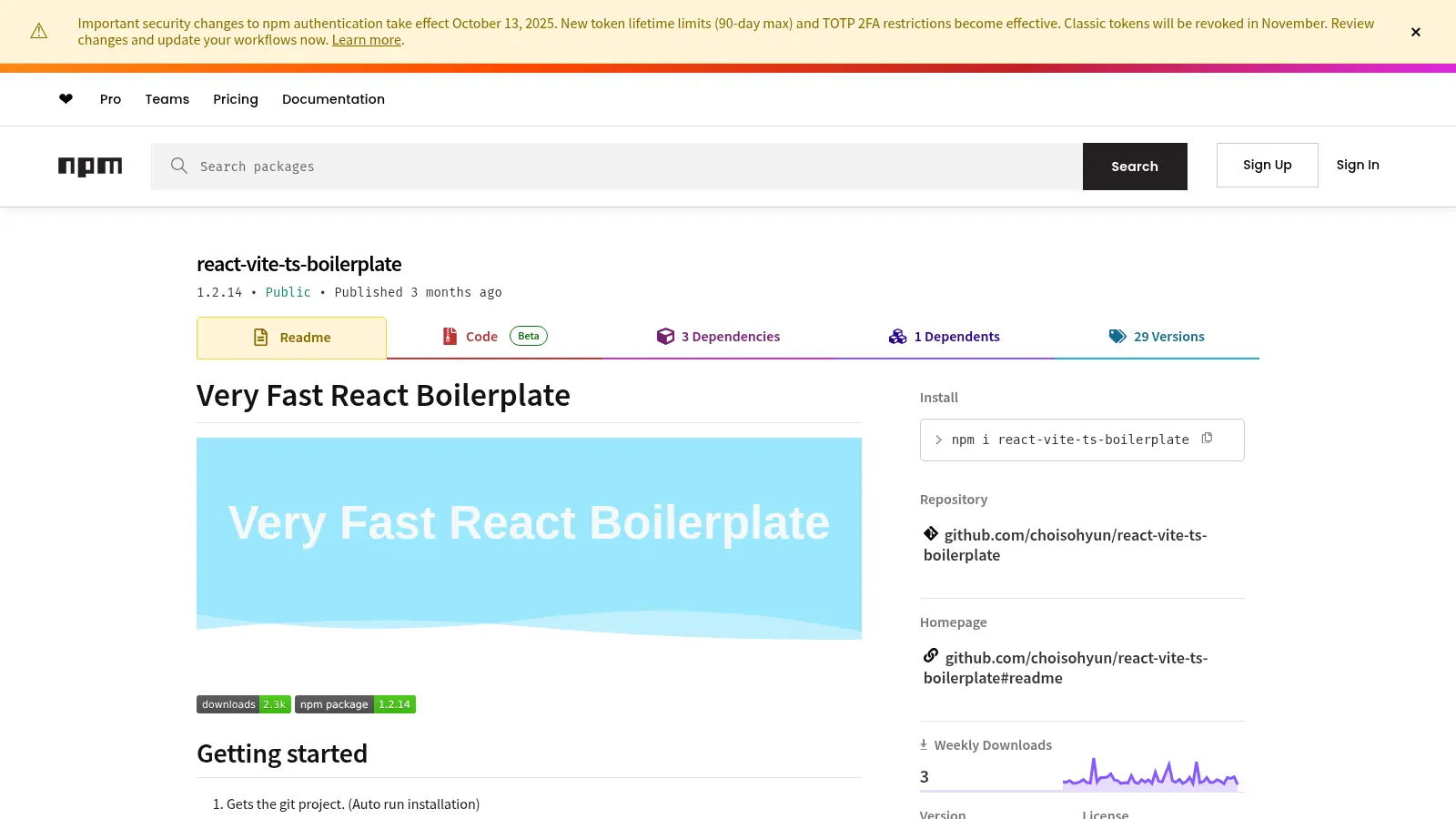 React Vite Ts Boilerplate screenshot