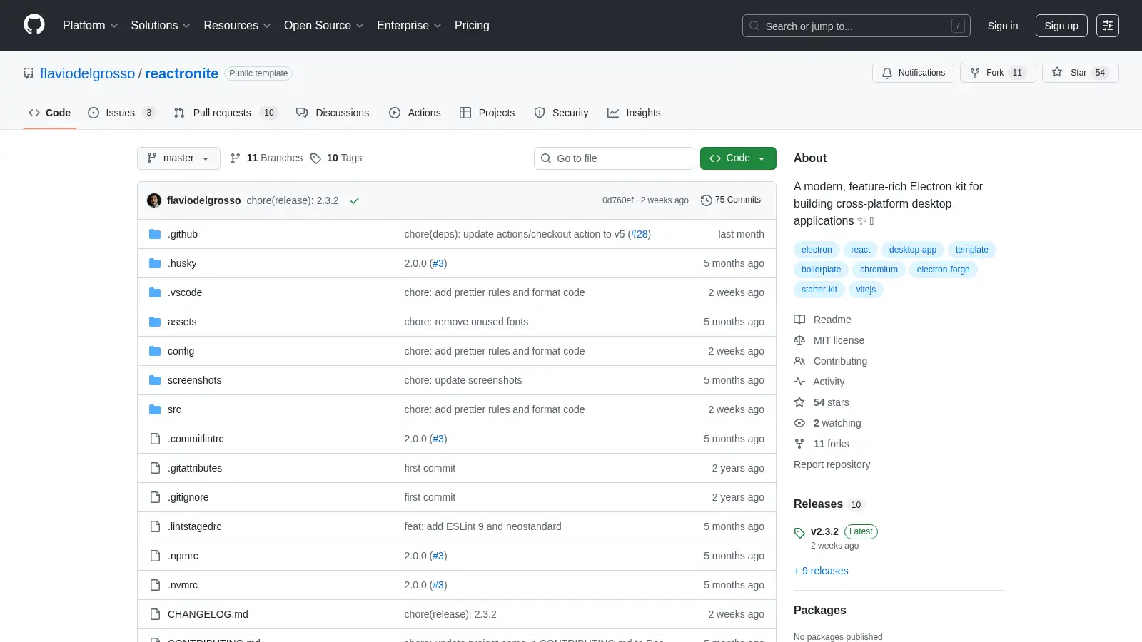 Reactronite screenshot