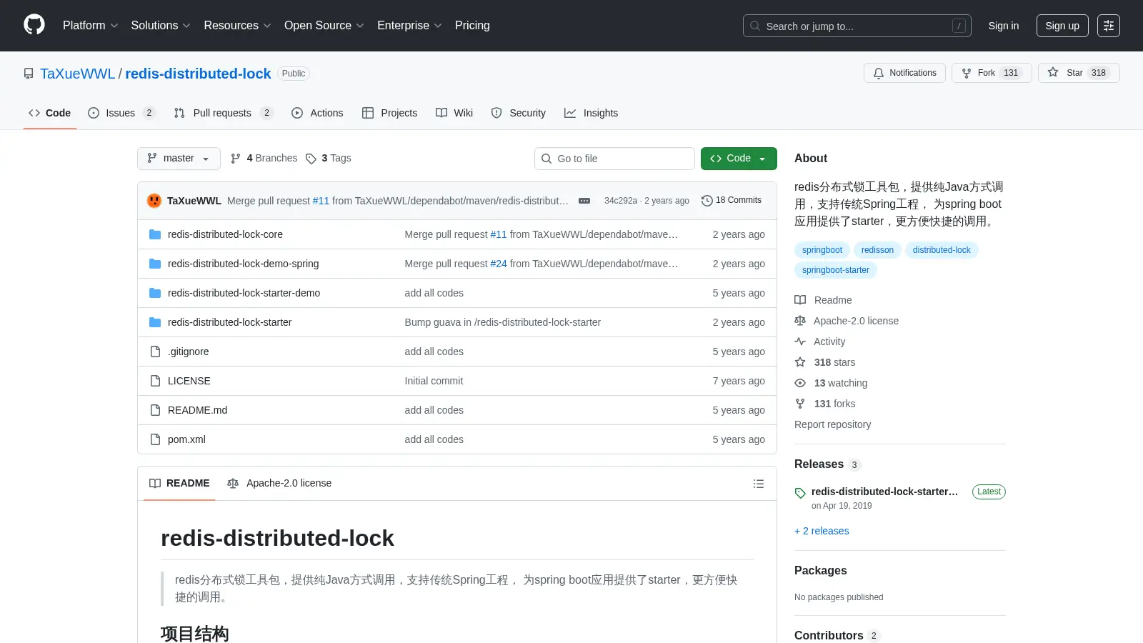 Redis Distributed Lock screenshot