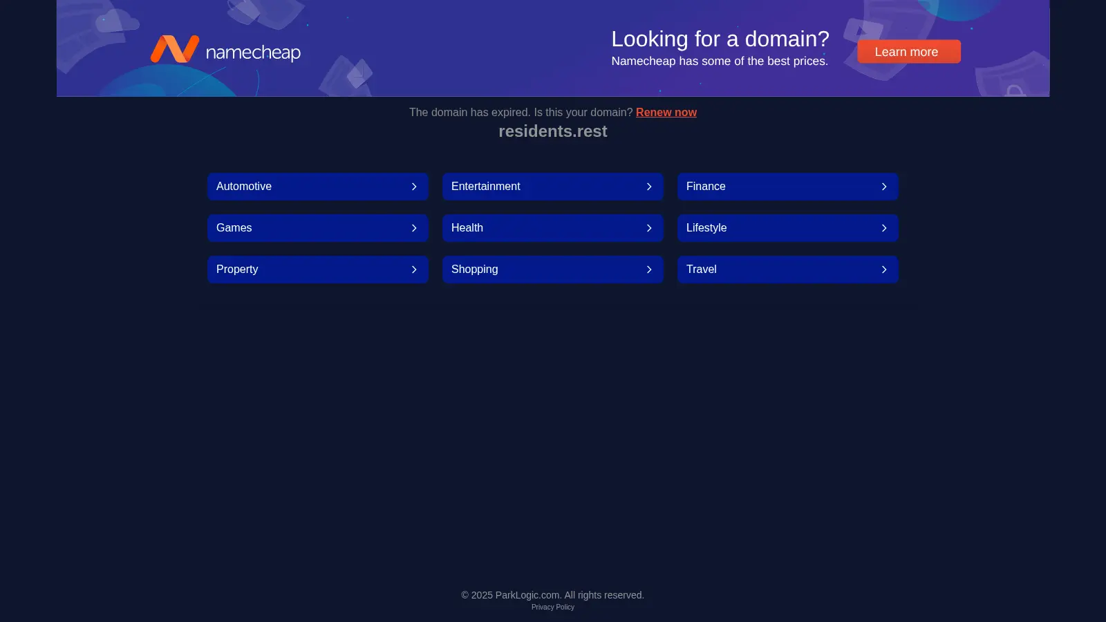 Residents screenshot