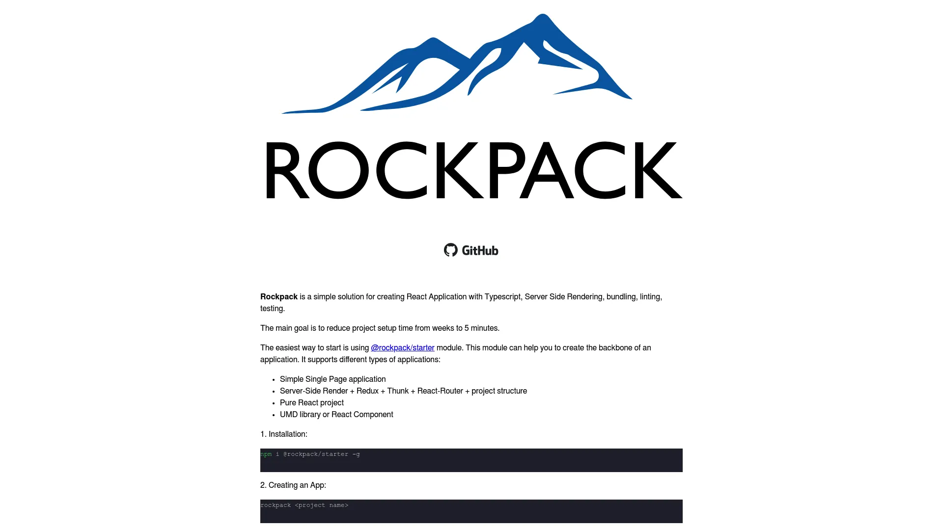 Rockpack screenshot