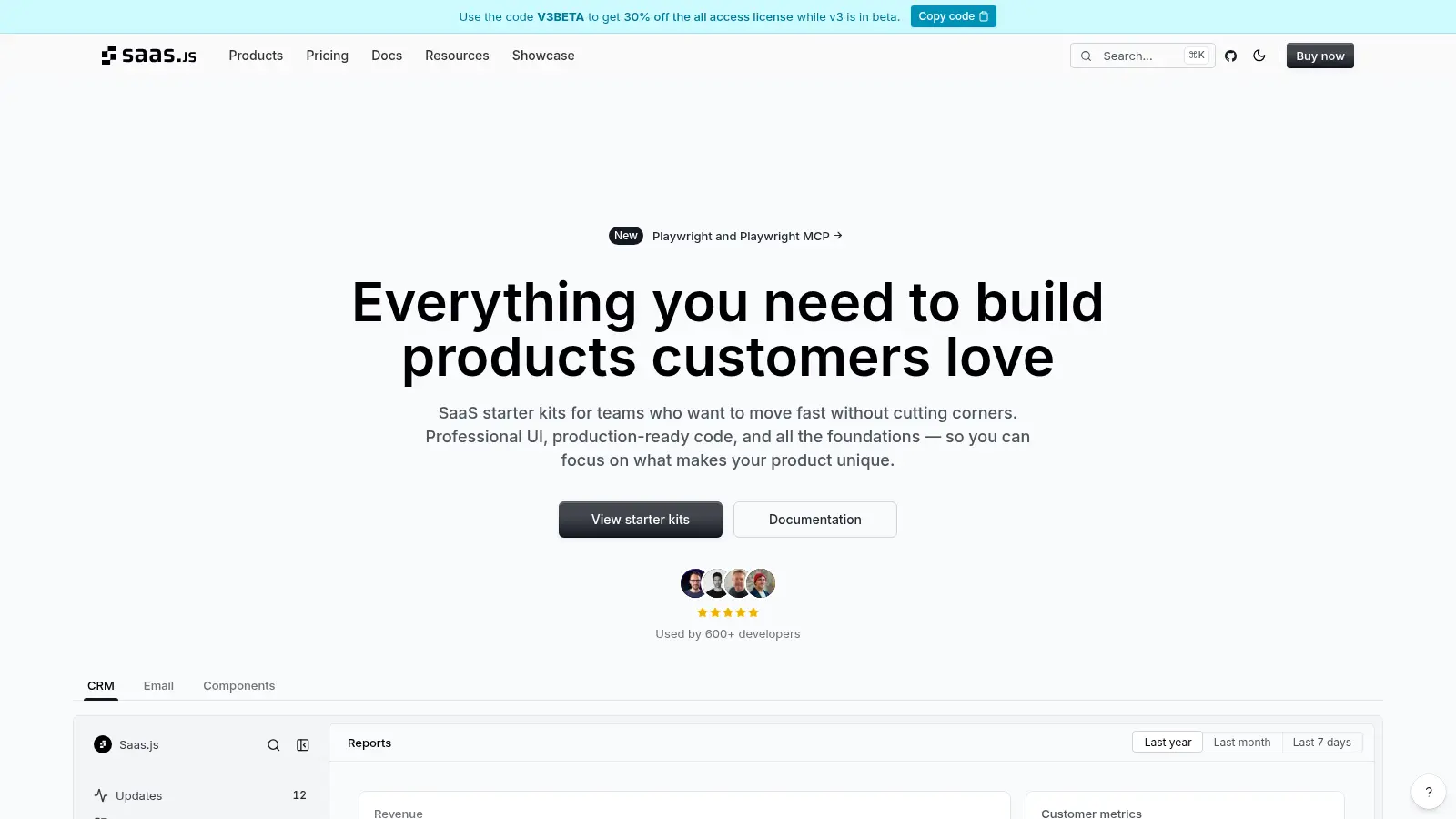 Saas Js screenshot