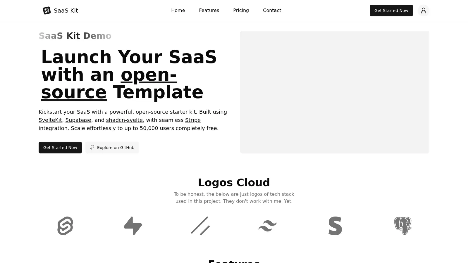 Saas Kit screenshot