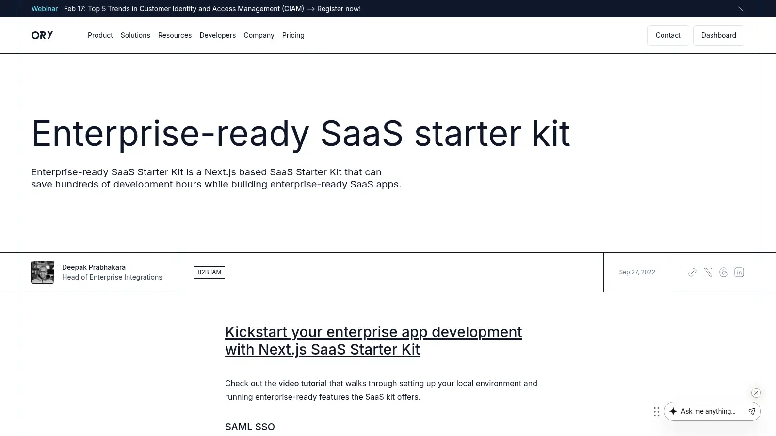 Saas Starter Kit 2 screenshot