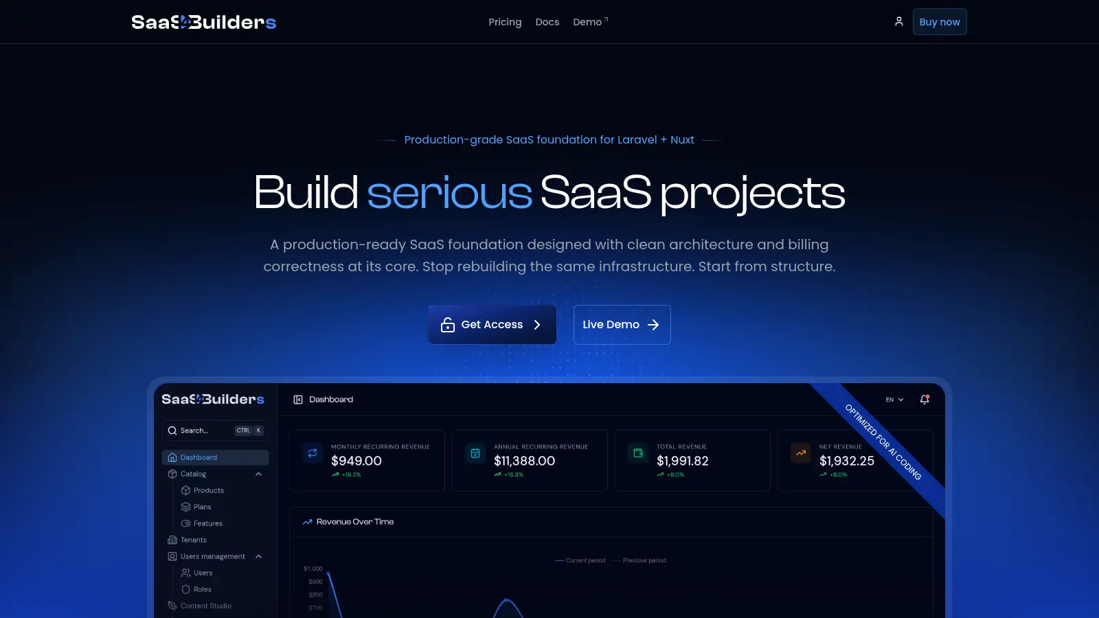 SaaS4Builders screenshot