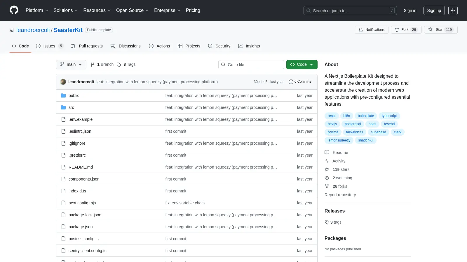Saasterkit screenshot