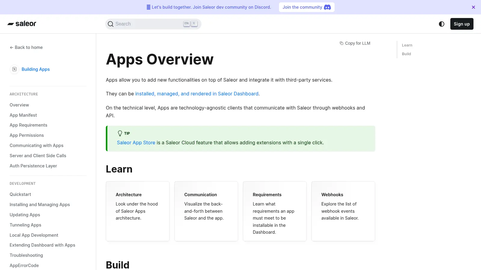Saleor App Template screenshot
